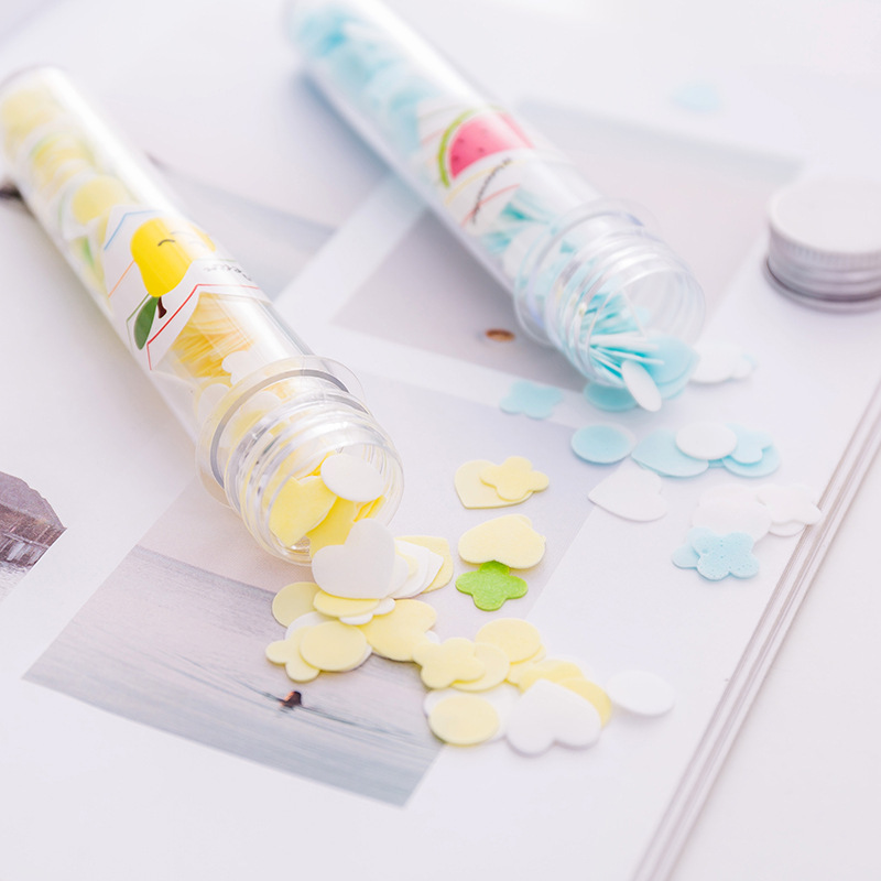 Outdoor Hand Washing Soap Sheet Soap Flake Travel Bottle Handwashing Paper Test Tube Pattern Disposable Soap Slice