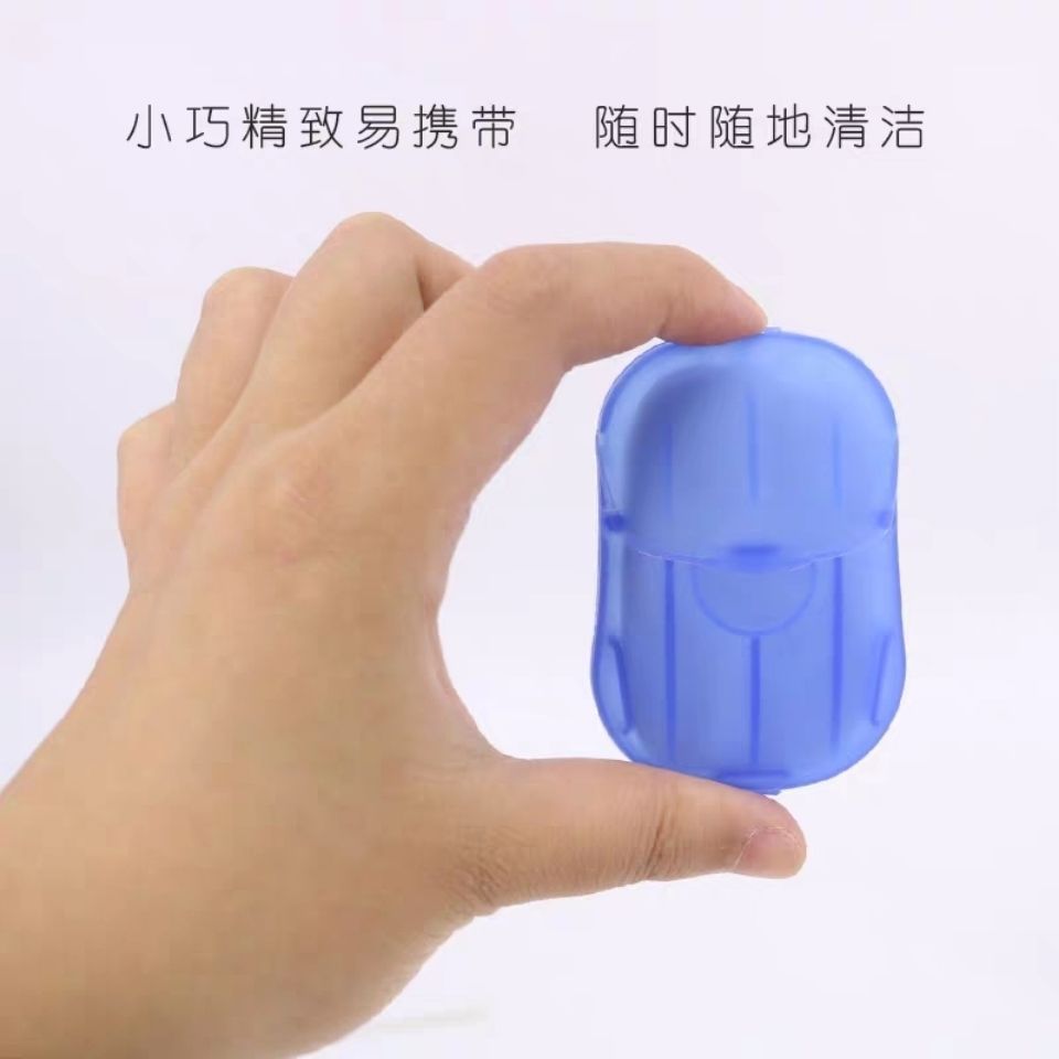 Travel Portable Soap Slice Hand Washing Soap Disposable Travel Carry-on Pocket Boxed Mini Little Soap Paper
