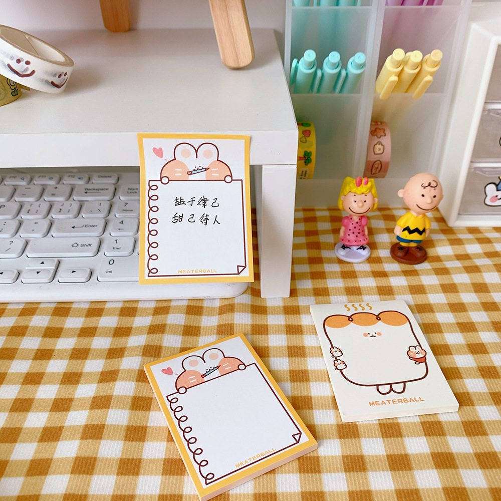 Korean Style in Cute Mengmeng Bunny Notepad Tearable Portable Notes Left Sticky Notes Memo Notepad Mini Book Korean Style in Cute Mengmeng Bunny Notepad Tearable Portable Notes Left Sticky Notes Memo Notepad Mini Book