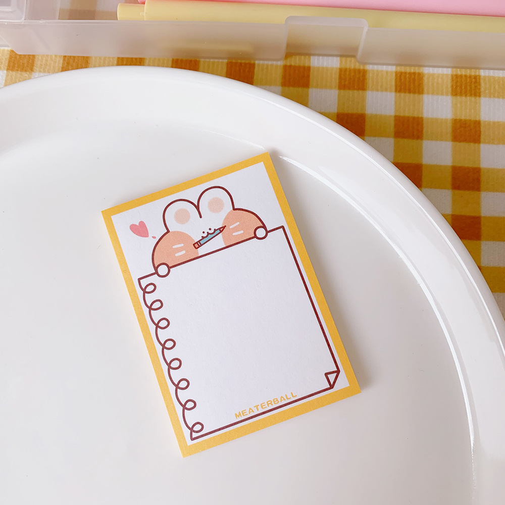 Korean Style in Cute Mengmeng Bunny Notepad Tearable Portable Notes Left Sticky Notes Memo Notepad Mini Book Korean Style in Cute Mengmeng Bunny Notepad Tearable Portable Notes Left Sticky Notes Memo Notepad Mini Book