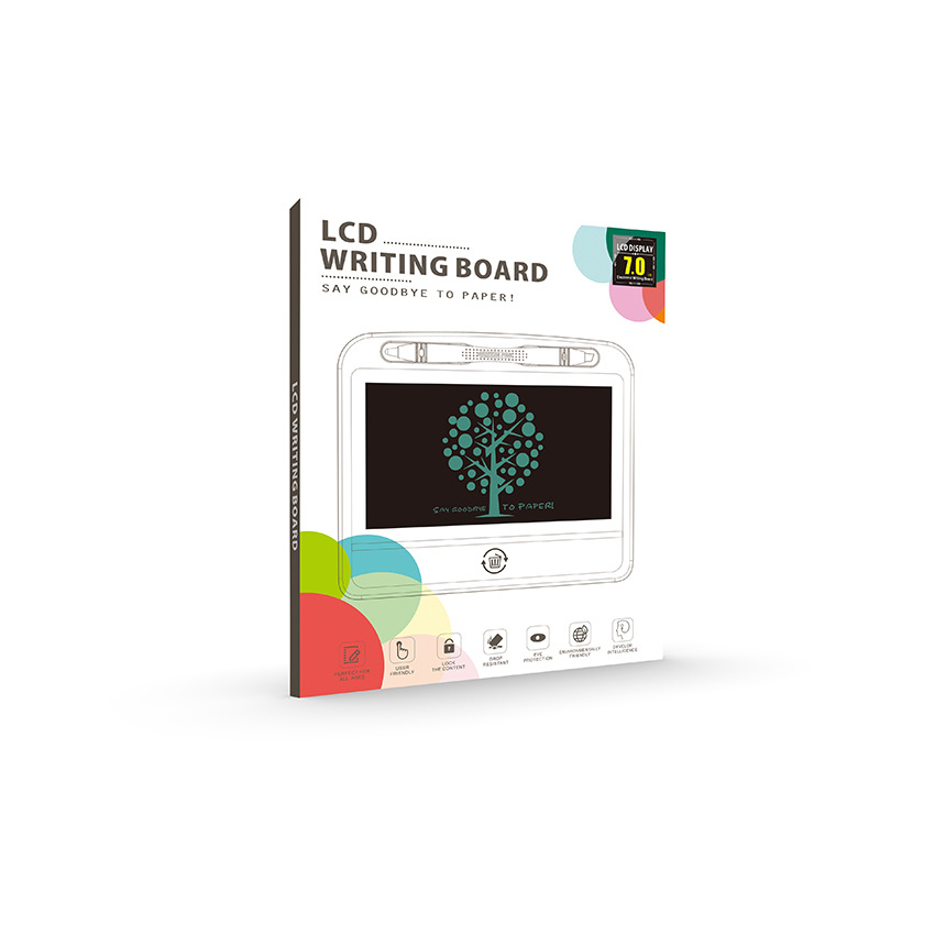 7-Inch LCD Electronic Blackboard Graffiti Message Memo Smart Tablet Light Energy LCD Handwriting Board Wholesale