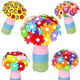 New Year Children's Portable DIY Cartoon Lantern Kindergarten Creative Handmade DIY Chinese Lantern Material Package