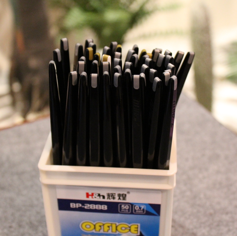 Brilliant stationery black pen ballpoint pen hotel rooms ballpoint pen notebook pen memo pen