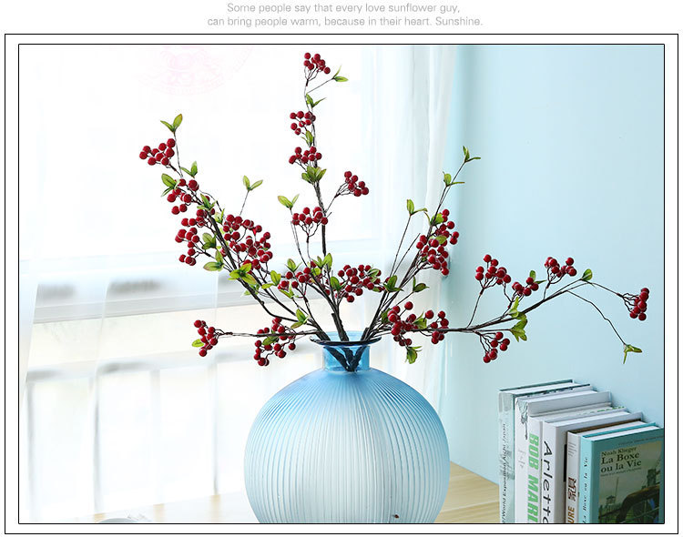 Simulation Hollyberry Berry New Year Lantern Festival Decoration Chinese Hawthorn Fortune Fruit Christmas Decoration Chinese Hawthorn Berry Wholesale Simulation Hollyberry Berry New Year Lantern Festival Decoration Chinese Hawthorn Fortune Fruit Christmas Decoration Chinese Hawthorn Berry Wholesale