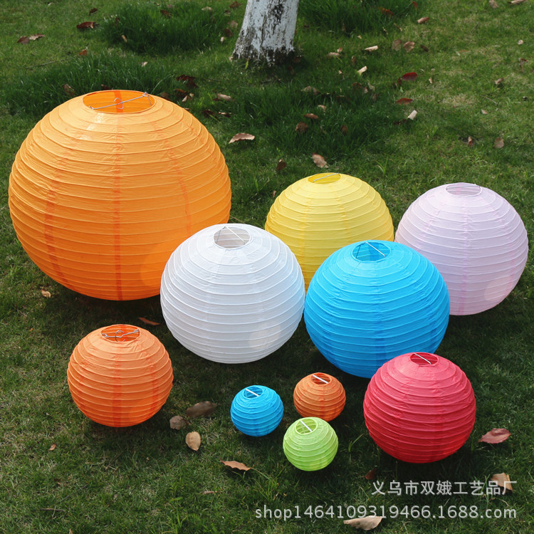Factory Wholesale Chinese Lantern Spring Festival Lantern Festival Red Lantern Wedding Celebration Decoration Children&#039;s Painting DIY Handmade Festive Lantern