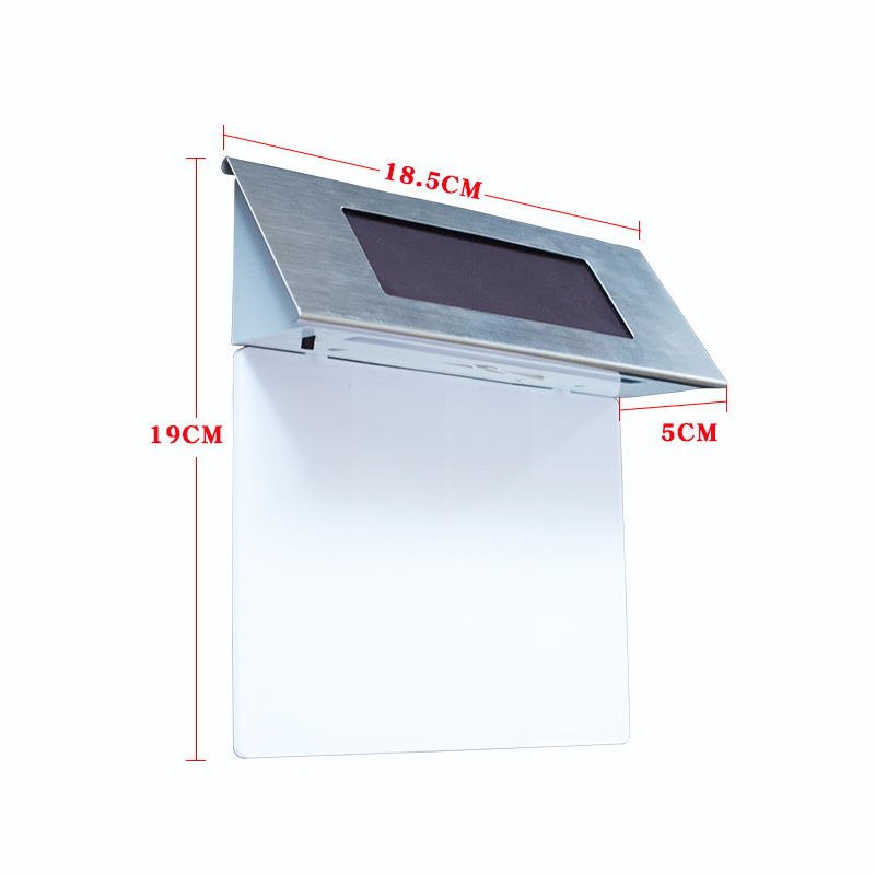 Cross-Border Solar Digital Doorplate Lamp Corridor Wall Home Garden Lamp Villa Road Sign Wall Lamp Number Light
