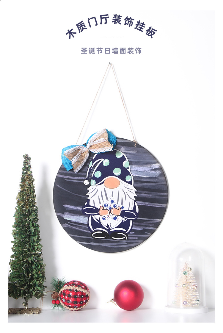 Exclusive For Cross-Border Wooden Decorated Hangtag Faceless Doll Home Wooden Door Hanging Dwarf Dwarf Creative Doorplate Exclusive For Cross-Border Wooden Decorated Hangtag Faceless Doll Home Wooden Door Hanging Dwarf Dwarf Creative Doorplate