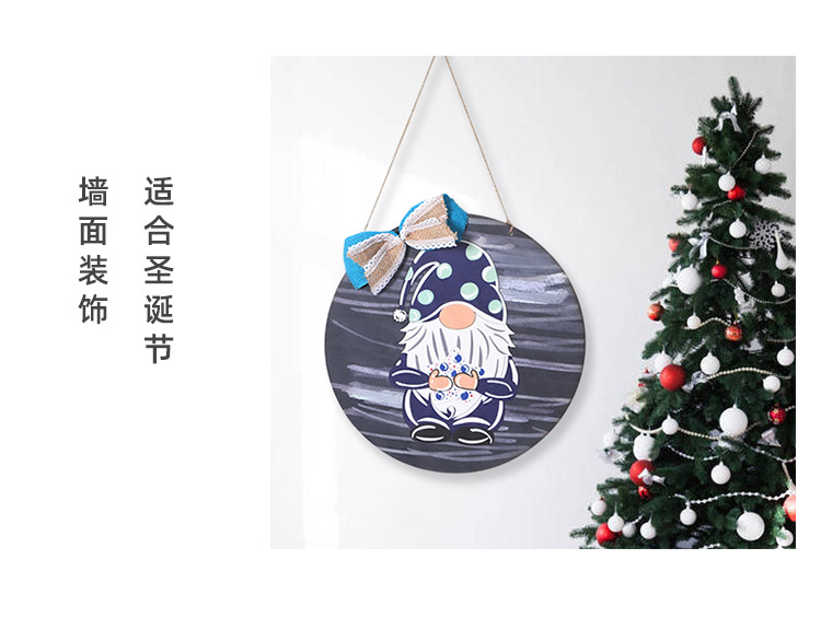 Exclusive For Cross-Border Wooden Decorated Hangtag Faceless Doll Home Wooden Door Hanging Dwarf Dwarf Creative Doorplate Exclusive For Cross-Border Wooden Decorated Hangtag Faceless Doll Home Wooden Door Hanging Dwarf Dwarf Creative Doorplate