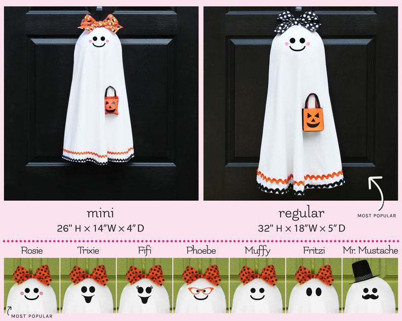 Cross-Border Hot Halloween Ghost Gate Wreath Doorplate Ornaments