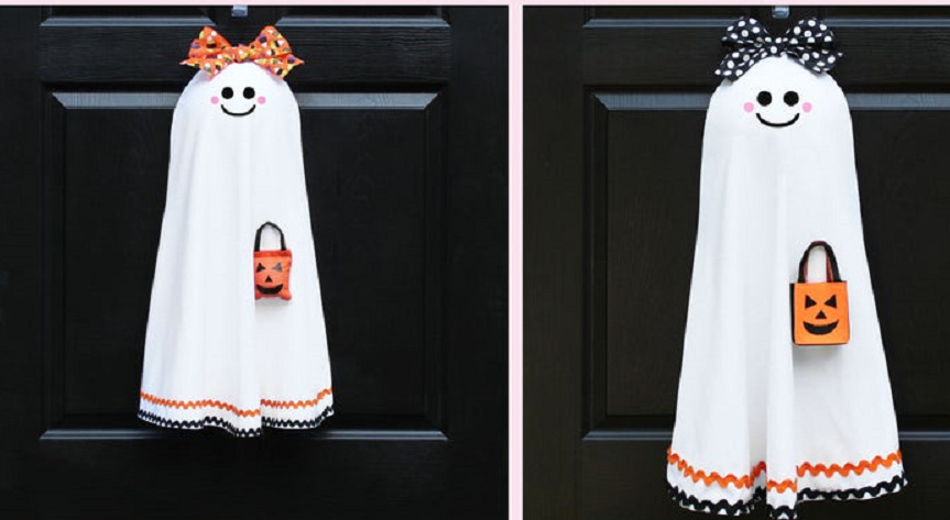 Cross-Border Hot Halloween Ghost Gate Wreath Doorplate Ornaments Cross-Border Hot Halloween Ghost Gate Wreath Doorplate Ornaments