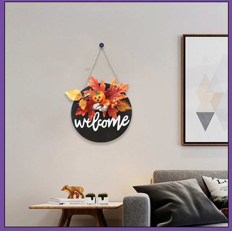 Halloween Decoration Doorplate Easter Event Party Door Home Gallery Hanging Decoration Festival Horror Atmosphere Outdoor Decoration