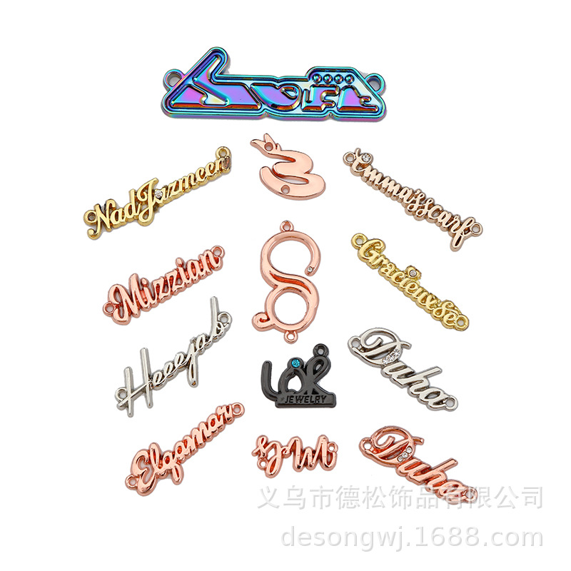 Stainless Steel Metal Tag Three-Dimensional Corrosion Nameplate Logo Antique Copper Doorplate Logo Sign Equipment Furniture Iron Trademark