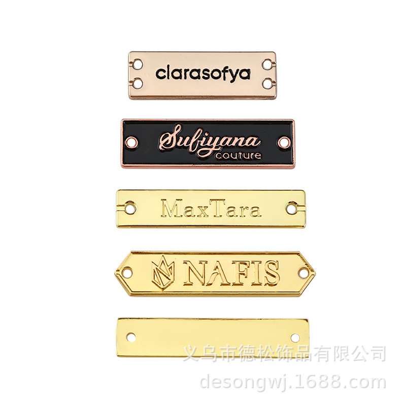 Stainless Steel Metal Tag Three-Dimensional Corrosion Nameplate Logo Antique Copper Doorplate Logo Sign Equipment Furniture Iron Trademark