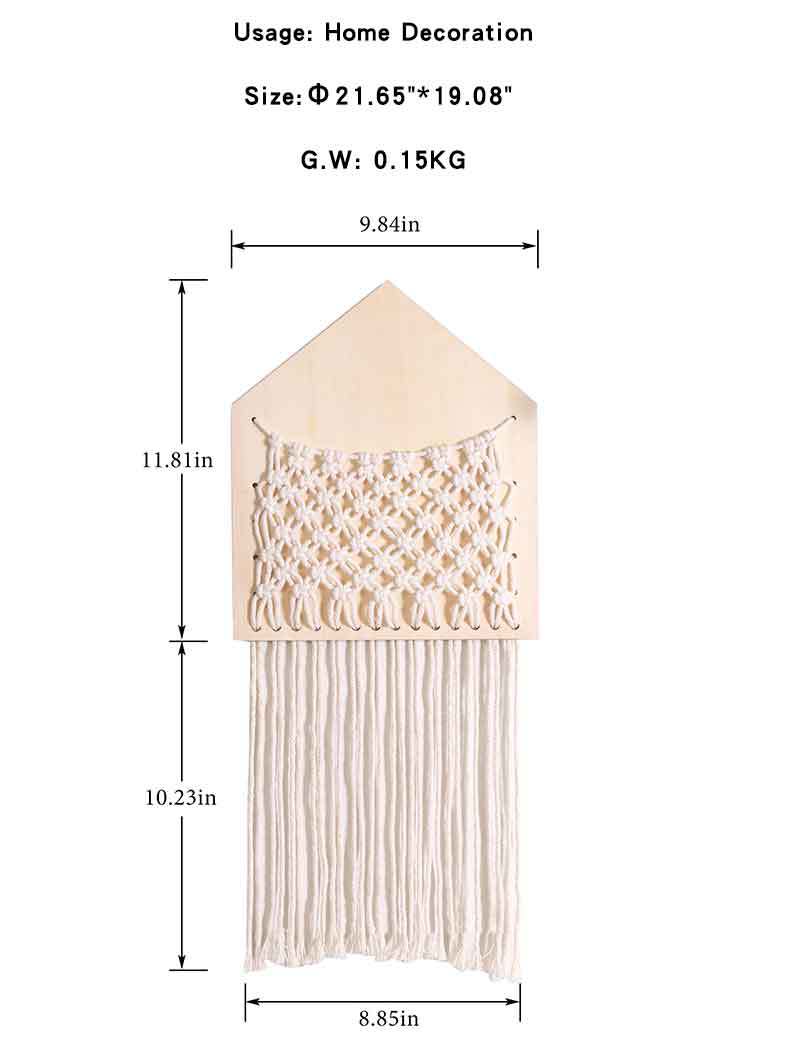 INS Woven Bohemian Creative Doorplate Home Decoration Flower Net Bag Tassel Woven Pendant Wall Decorative net INS Woven Bohemian Creative Doorplate Home Decoration Flower Net Bag Tassel Woven Pendant Wall Decorative net