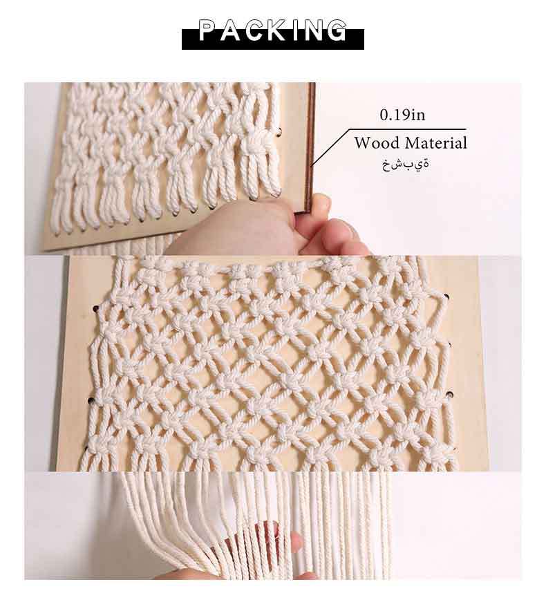 INS Woven Bohemian Creative Doorplate Home Decoration Flower Net Bag Tassel Woven Pendant Wall Decorative net INS Woven Bohemian Creative Doorplate Home Decoration Flower Net Bag Tassel Woven Pendant Wall Decorative net