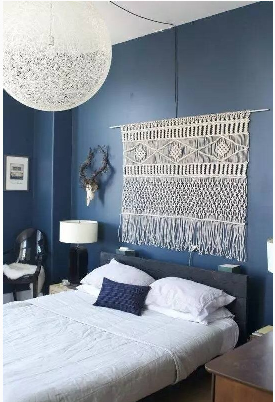 INS Woven Bohemian Creative Doorplate Home Decoration Flower Net Bag Tassel Woven Pendant Wall Decorative net INS Woven Bohemian Creative Doorplate Home Decoration Flower Net Bag Tassel Woven Pendant Wall Decorative net