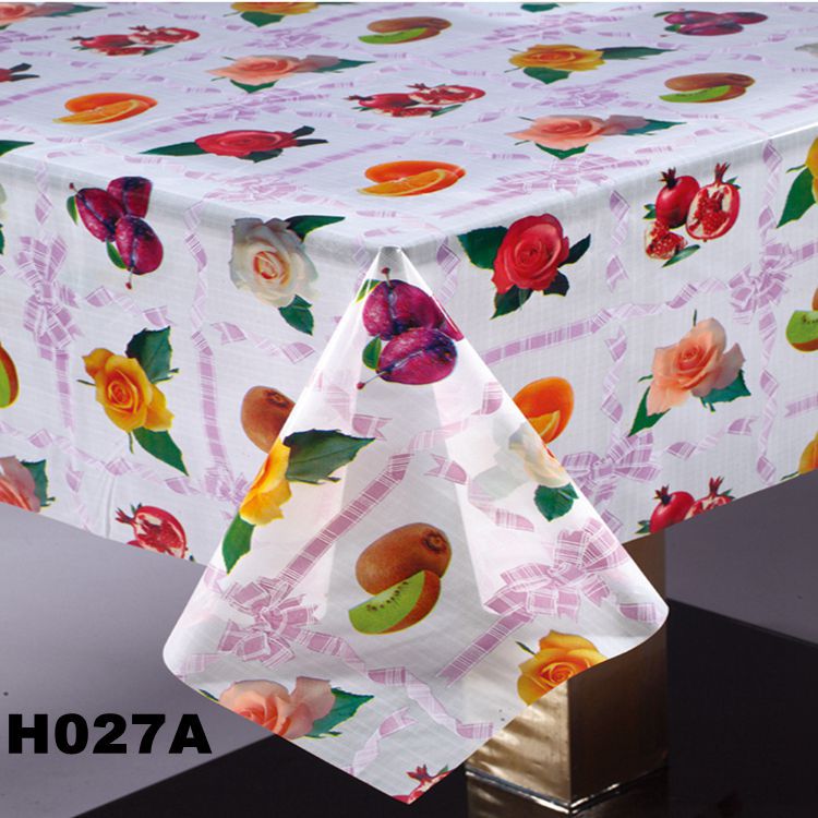 Factory Wholesale Custom PVC loth Tablecloth Tablecloth quietly elegant fruit pattern export trade volume