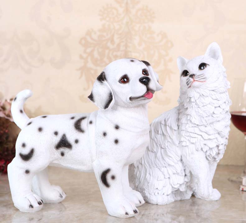 Fortune Dog Ornaments Feng Shui Jewelry Cute Simulation Model Room Shoe Cabinet Home Cat Ornament Resin Crafts Fortune Dog Ornaments Feng Shui Jewelry Cute Simulation Model Room Shoe Cabinet Home Cat Ornament Resin Crafts
