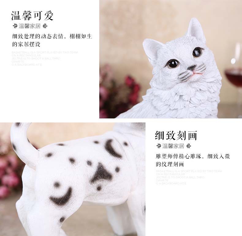 Fortune Dog Ornaments Feng Shui Jewelry Cute Simulation Model Room Shoe Cabinet Home Cat Ornament Resin Crafts Fortune Dog Ornaments Feng Shui Jewelry Cute Simulation Model Room Shoe Cabinet Home Cat Ornament Resin Crafts