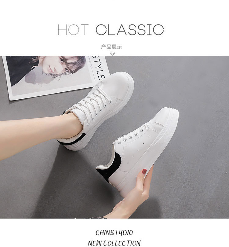 White shoes female 2019 autumn new thick soles sports leisure shoes students increase running shoes list tide White shoes female 2019 autumn new thick soles sports leisure shoes students increase running shoes list tide