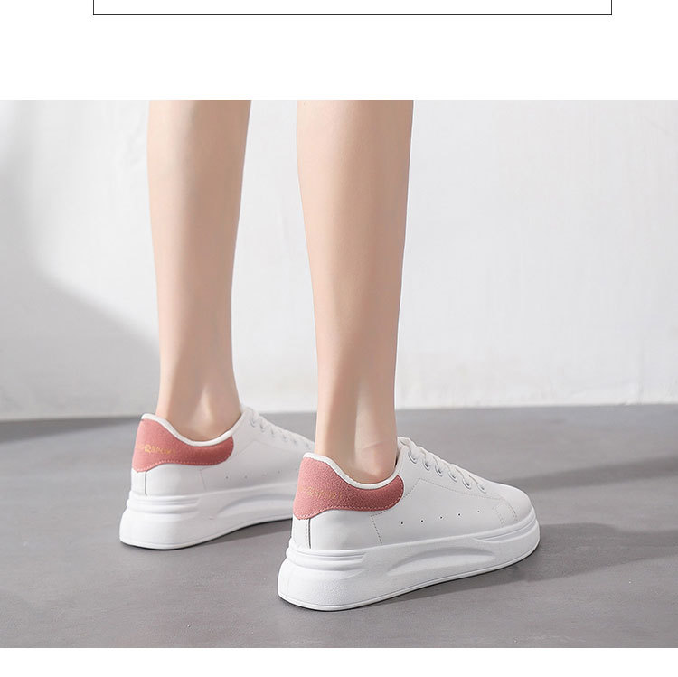 White shoes female 2019 autumn new thick soles sports leisure shoes students increase running shoes list tide White shoes female 2019 autumn new thick soles sports leisure shoes students increase running shoes list tide