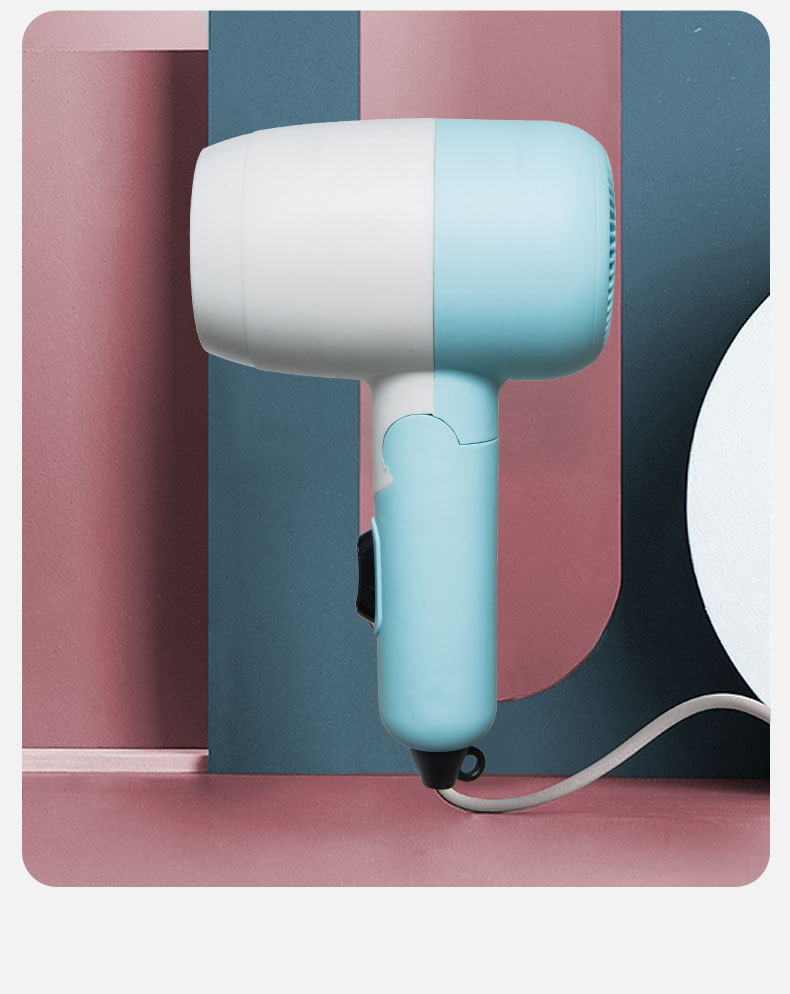Cross-Border Hair Dryer Hot Sale 110V Mini Folding Student Only Hair Dryer Internet Celebrity Seconds List Gift Hair Dryer