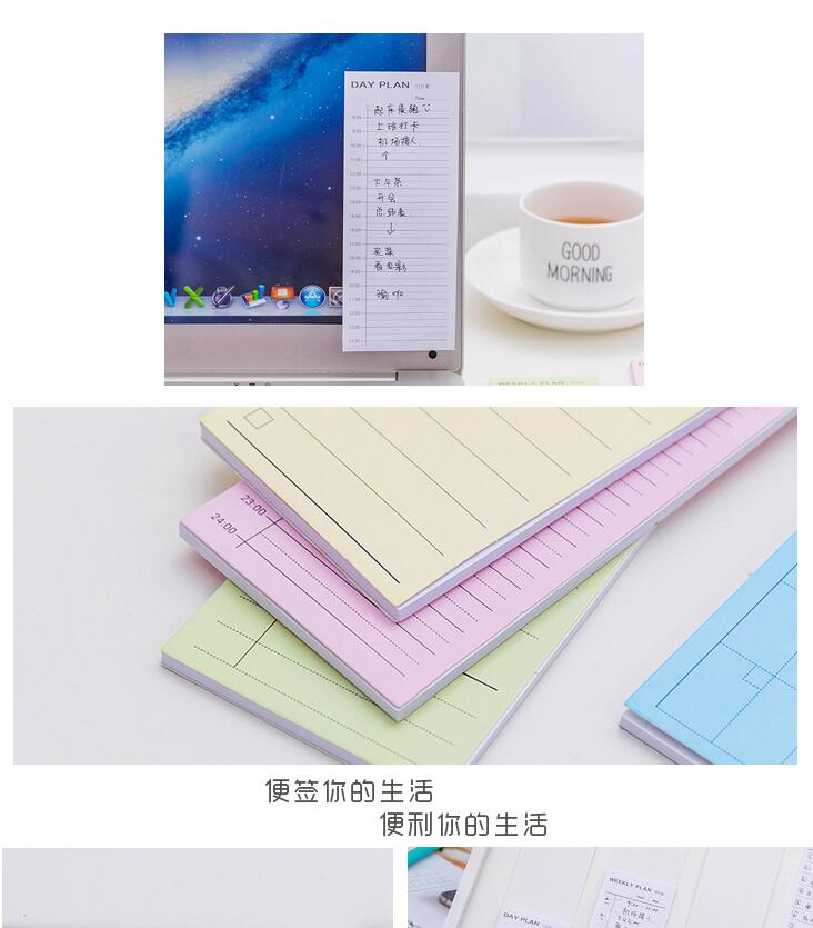 Japanese and Korean Creative New Xiaoqing New Day and Month List Learning Notepad Note Sticker Tearable and Sticky Wholesale Japanese and Korean Creative New Xiaoqing New Day and Month List Learning Notepad Note Sticker Tearable and Sticky Wholesale