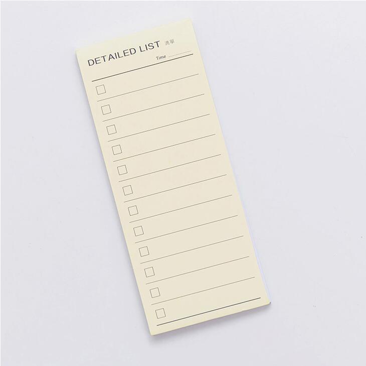 Japanese and Korean Creative New Xiaoqing New Day and Month List Learning Notepad Note Sticker Tearable and Sticky Wholesale Japanese and Korean Creative New Xiaoqing New Day and Month List Learning Notepad Note Sticker Tearable and Sticky Wholesale