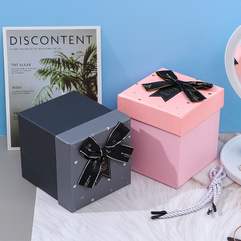 Rope Holding Hand-Holding List of Presents Boxes Cosmetics Apple Candy Gift Storage Gift Box Portable Hand-Carrying Box