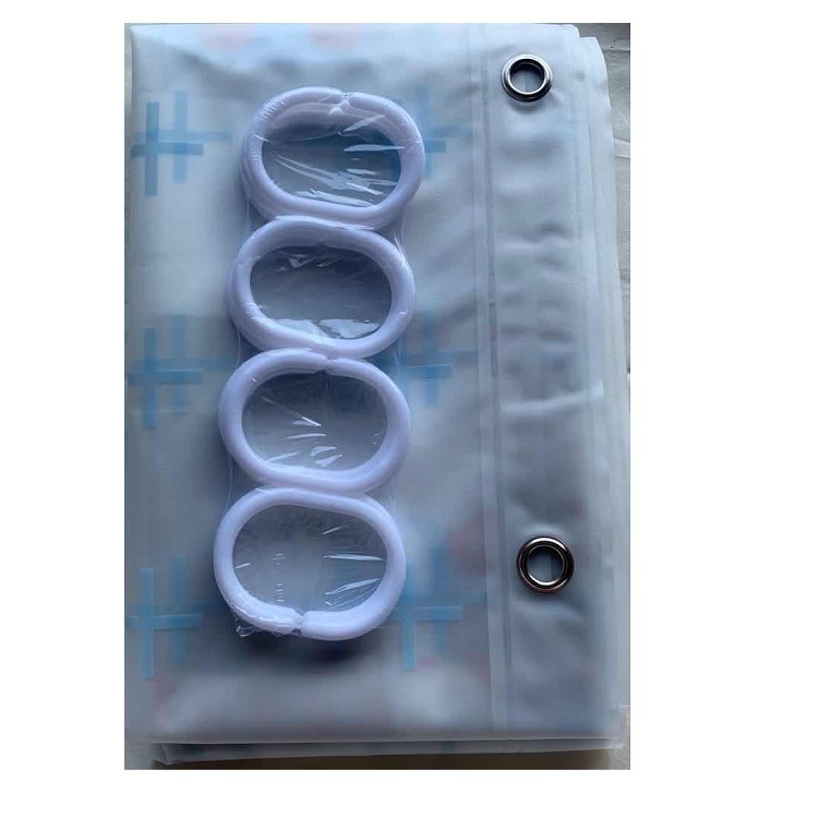 Digital printing bath curtain