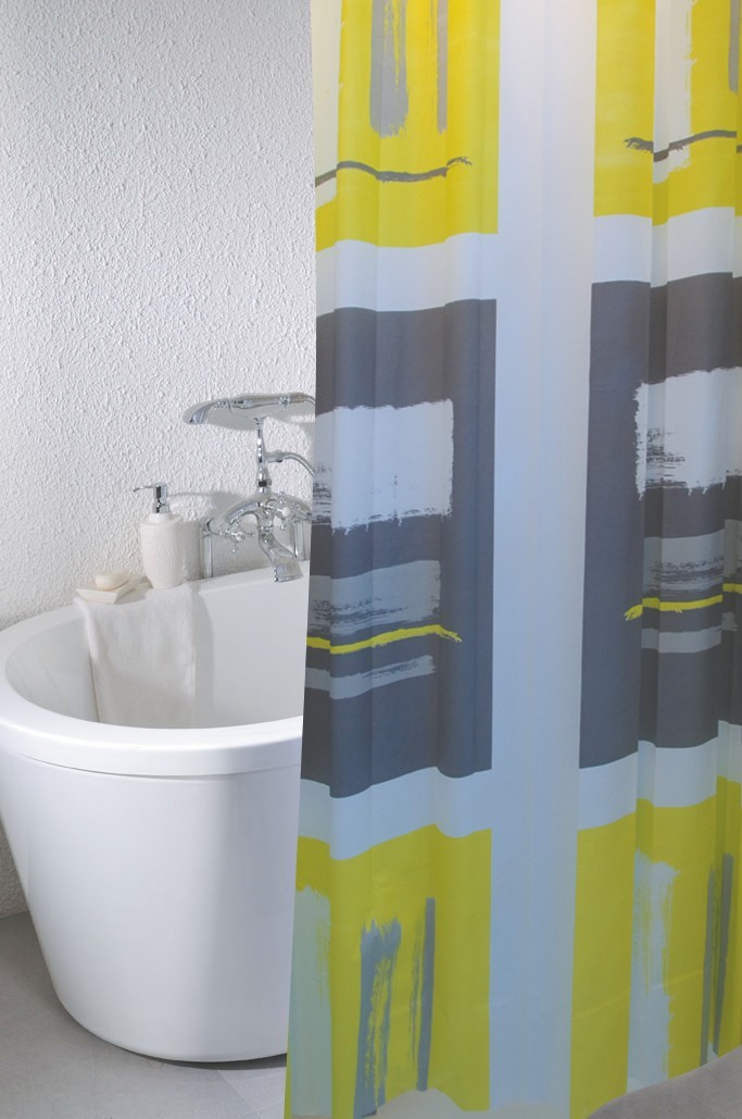 Digital printing bath curtain