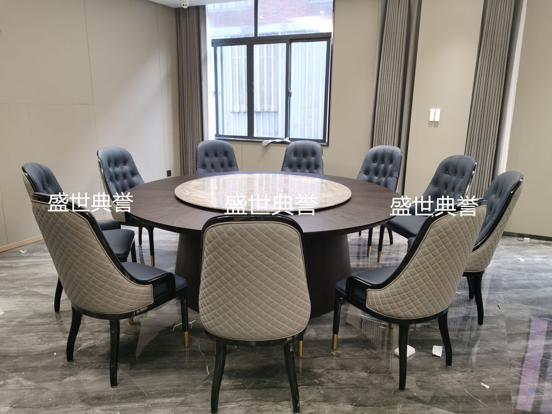 Hotel Solid Wood Furniture Seafood Restaurant Box Solid Wood Dining Chair Banquet Center Solid Wood Table and Chair Hotel Solid Wood Furniture Seafood Restaurant Box Solid Wood Dining Chair Banquet Center Solid Wood Table and Chair