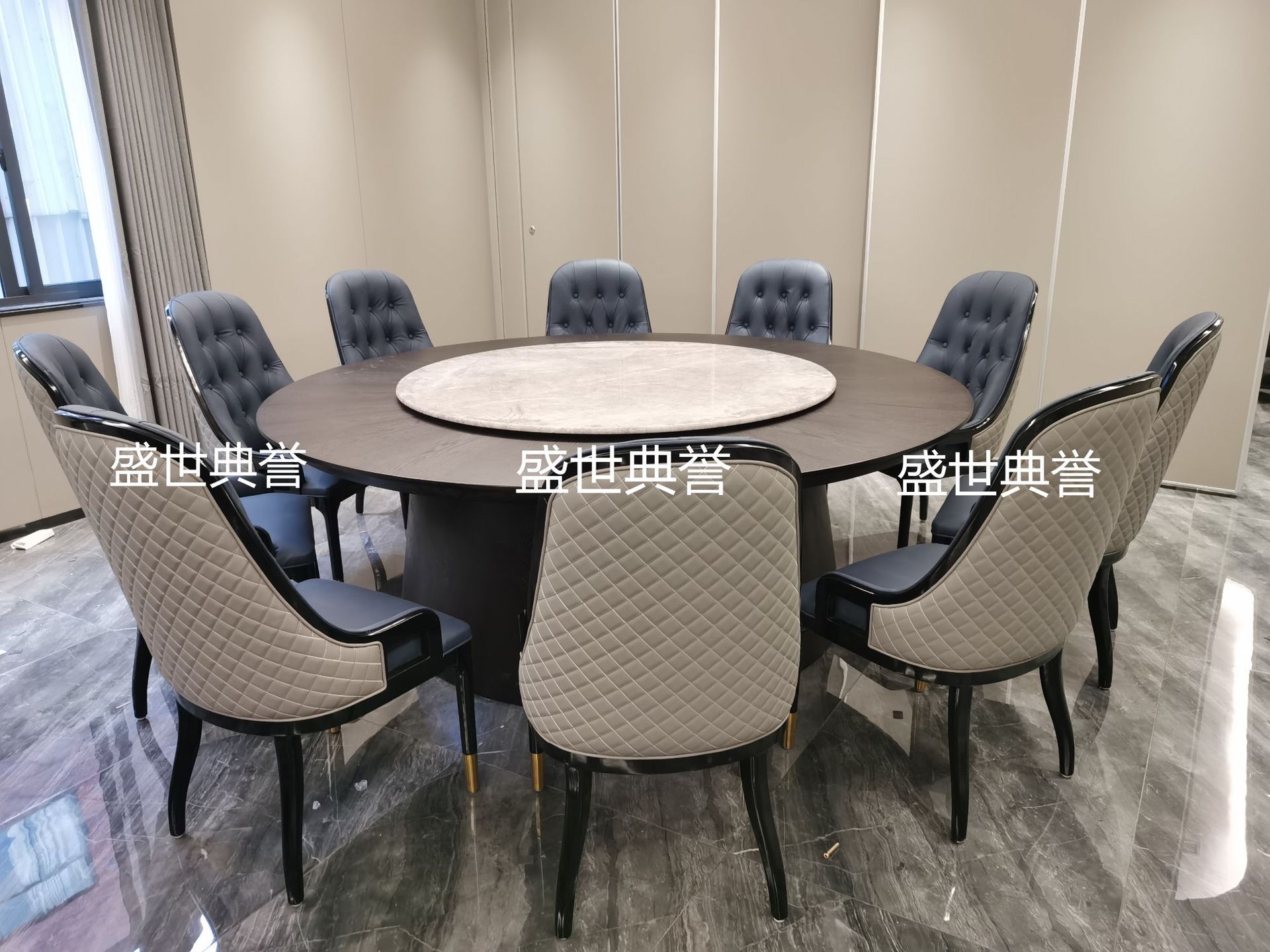 Hotel Solid Wood Furniture Seafood Restaurant Box Solid Wood Dining Chair Banquet Center Solid Wood Table and Chair Hotel Solid Wood Furniture Seafood Restaurant Box Solid Wood Dining Chair Banquet Center Solid Wood Table and Chair