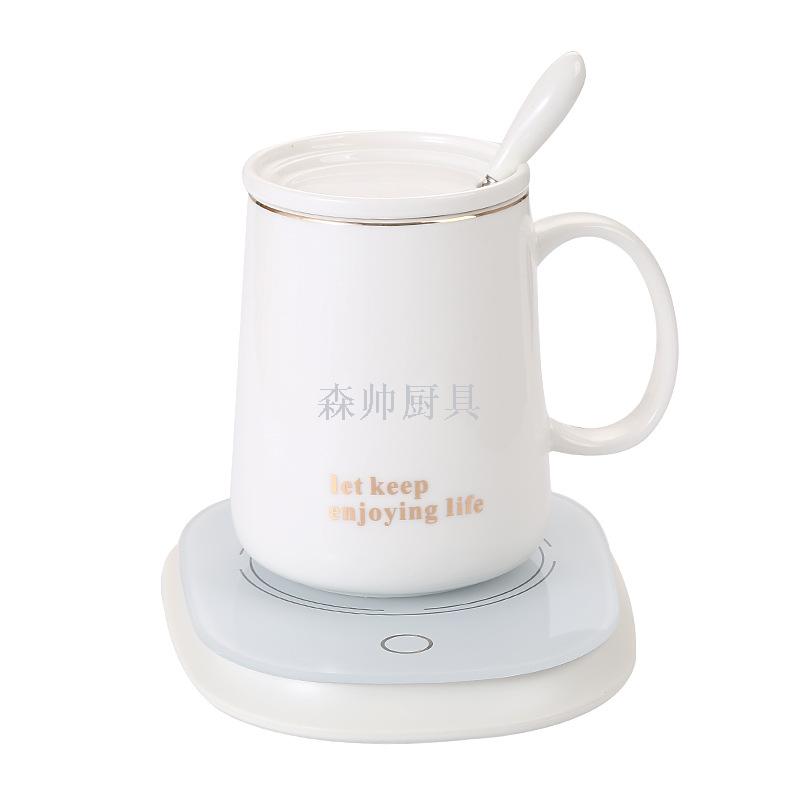 Hot Milk Heating Coaster 55 Degrees Vacuum Cup Thermal Mug Cup