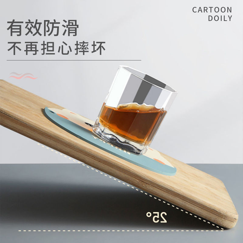 Heat Proof Mat Anti-Scald and High Temperature Resistant Placemat Household Silicone Waterproof and Oil-Proof Potholder Table Mat Placemats Dining Table Bowl Coaster Cup Coaster