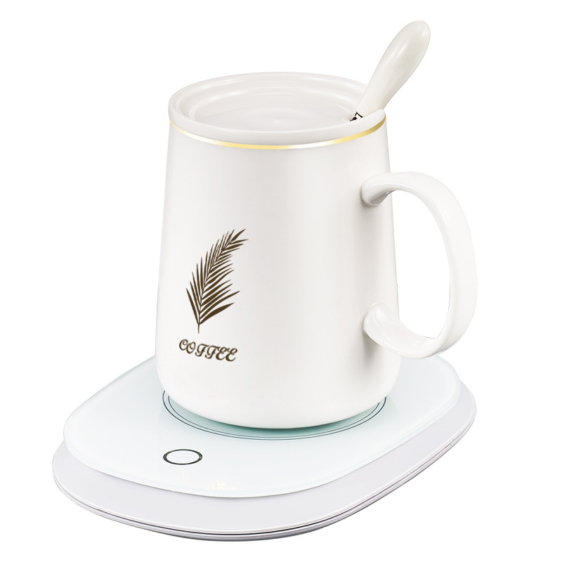 Cup Constant Temperature Coaster 55 Degrees Constant Temperature Cup Heating Coaster Office Hot Coffee Insulated Coaster