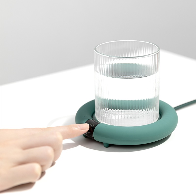 Creative New 55 Degrees Heating Coaster Office and Dormitory Desktop Insulated Coaster Led Touch Constant Temperature Cup Warming Holder