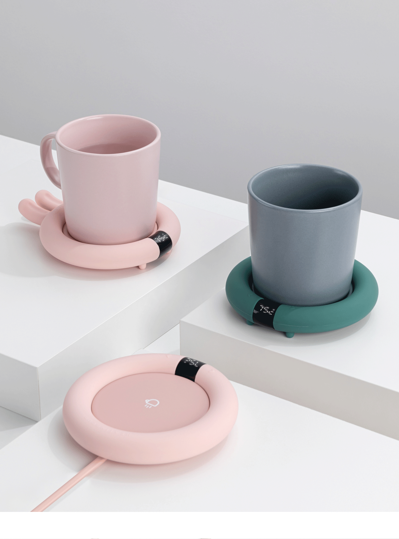Creative New 55 Degrees Heating Coaster Office and Dormitory Desktop Insulated Coaster Led Touch Constant Temperature Cup Warming Holder Creative New 55 Degrees Heating Coaster Office and Dormitory Desktop Insulated Coaster Led Touch Constant Temperature Cup Warming Holder