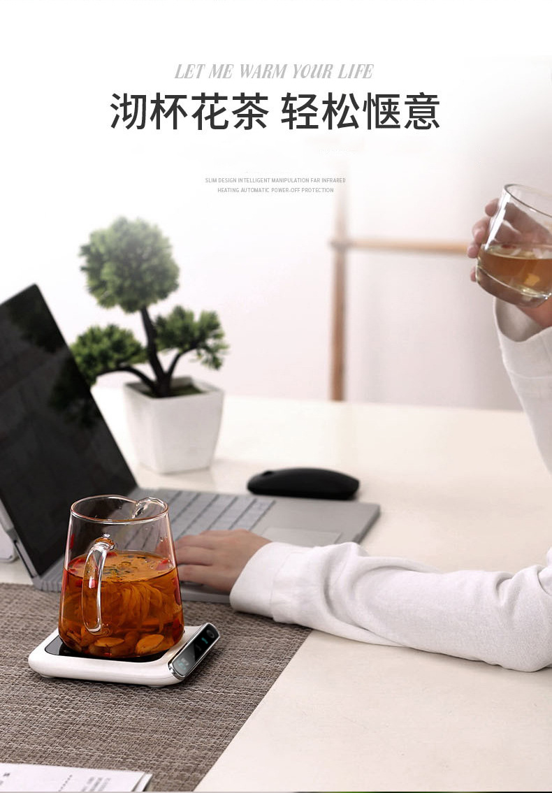 Thermal Cup Pad Winter Desktop Heating Coaster Warm Cup USB Plugin 55 Degrees Constant Temperature Insulated Coaster Thermal Cup Pad Winter Desktop Heating Coaster Warm Cup USB Plugin 55 Degrees Constant Temperature Insulated Coaster