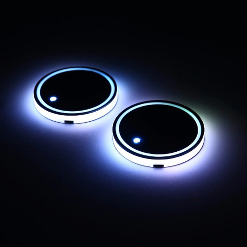 Car LightEmitting Water Cup Mat USB Charging Colorful NonSlip Coaster Car Supplies Car Interior Design Atmosphere Light Car LightEmitting Water Cup Mat USB Charging Colorful NonSlip Coaster Car Supplies Car Interior Design Atmosphere Light