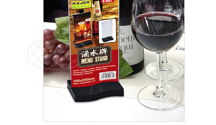Keji table card Decca Acrylic display card stand card double-sided table card table sign food card wine card 100*200 Keji table card Decca Acrylic display card stand card double-sided table card table sign food card wine card 100*200