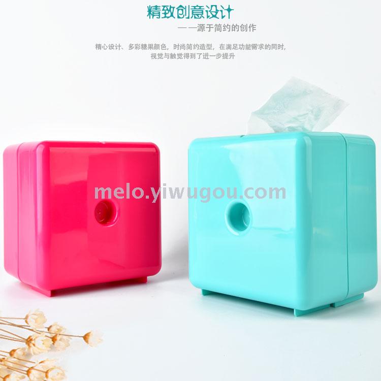 Simple colorful reel tissue box Simple colorful reel tissue box