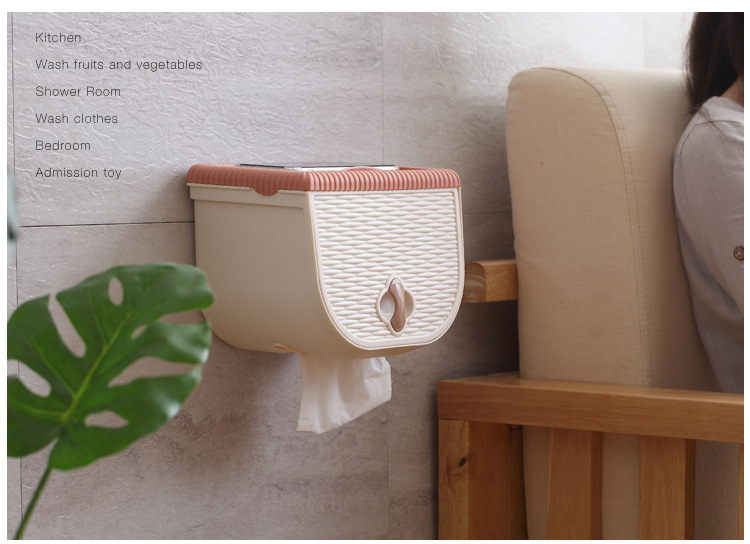Toilet tissue box toilet paper storage box
