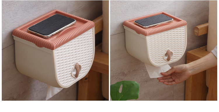 Toilet tissue box toilet paper storage box