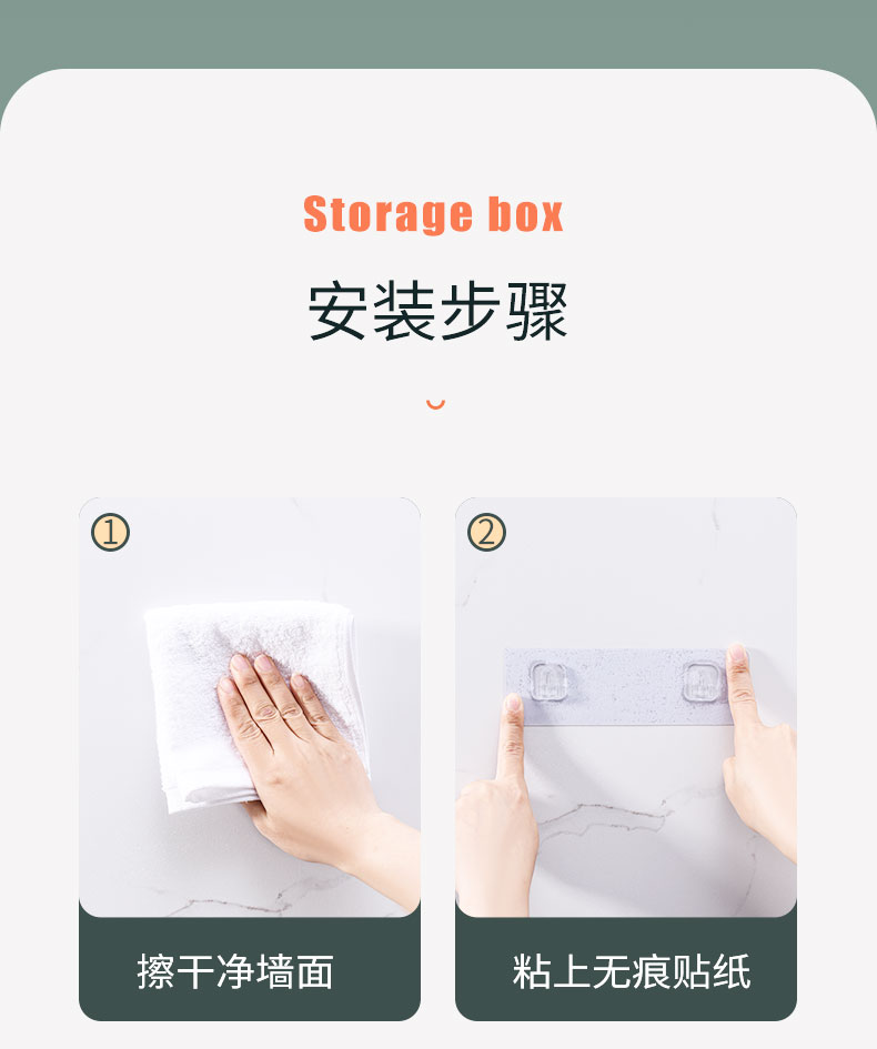 Toilet Solid Large Roll Paper Box Wall-Mounted Paper Extraction Box Tissue Box Punch-Free Toilet Coreless Roll Stand