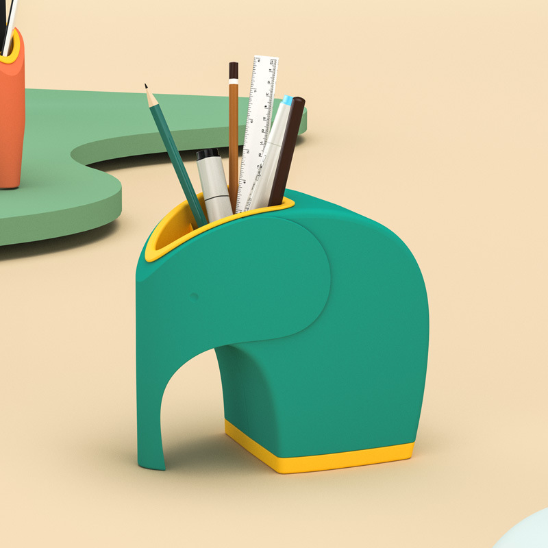 Cute Elephant Tissue Box Living Room Nordic Style Household Tissue Box Bedroom Internet Celebrity Multifunctional Remote Control Storage Box