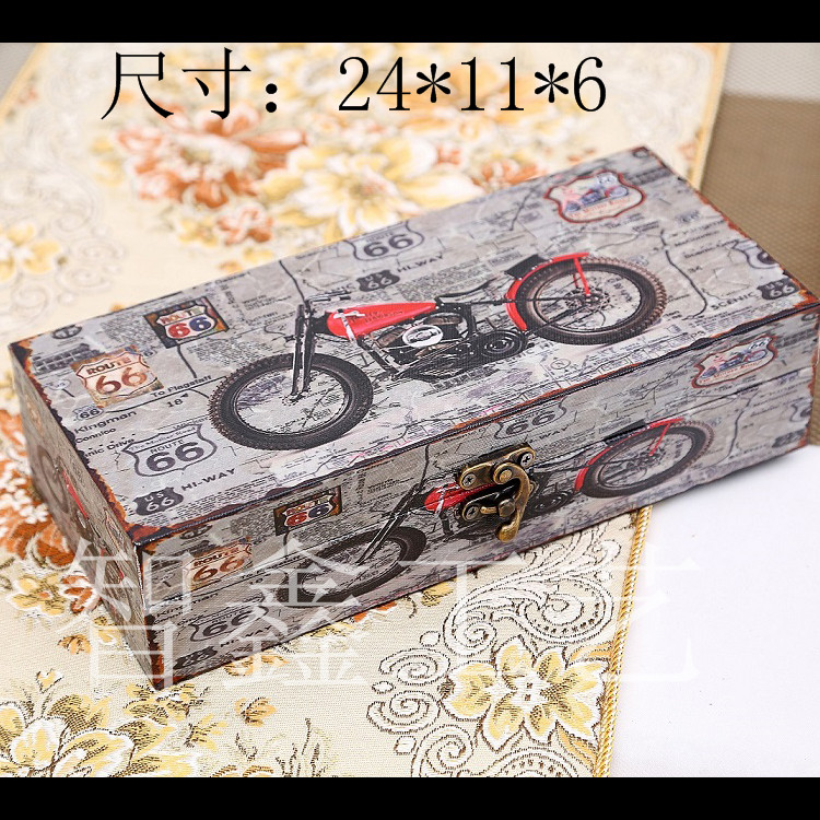 Box, Wooden Box, Jewelry Box, Photography Props Display Box Storage Box Decoration Tissue Box