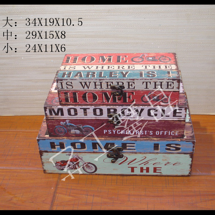 Box, Wooden Box, Jewelry Box, Photography Props Display Box Storage Box Decoration Tissue Box