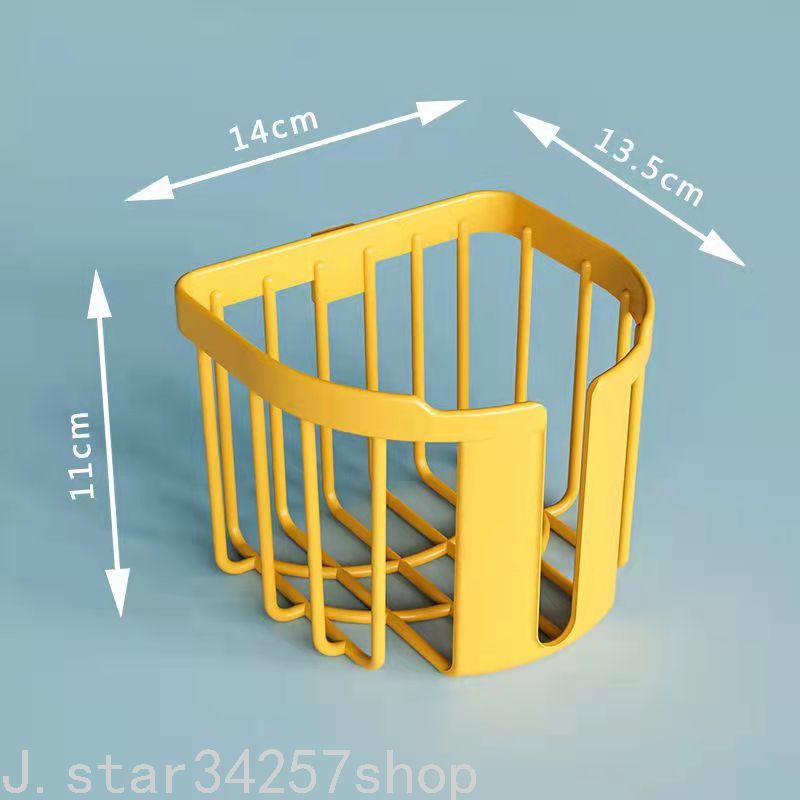 Punch-Free Toilet Paper Rack Toilet Tissue Box Storage Box Paper Extraction Box Wall-Mounted Tissue Box