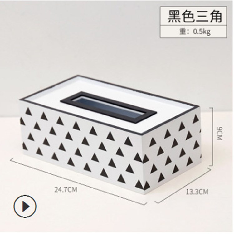European-Style Pastoral Style Simple Spot Japanese and Korean Home Decoration White Wooden Silk Screen Tissue Box Decoration European-Style Pastoral Style Simple Spot Japanese and Korean Home Decoration White Wooden Silk Screen Tissue Box Decoration